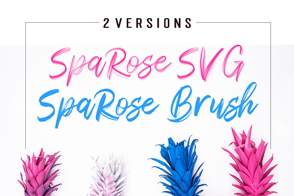 Sparose SVG Font in Script Fonts - product preview 10