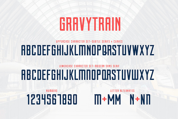 Gravytrain - A Display Font in Display Fonts - product preview 3