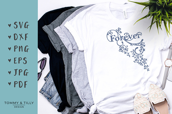 Forever - Wedding SVG & Clipart in Objects - product preview 1