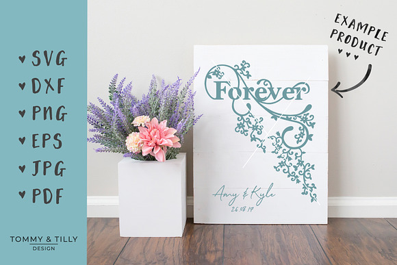 Forever - Wedding SVG & Clipart in Objects - product preview 2