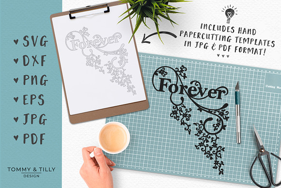 Forever - Wedding SVG & Clipart in Objects - product preview 3