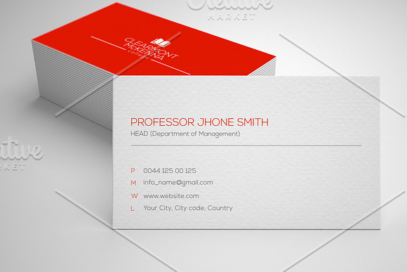 Simple Business Card in Business Card Templates - product preview 3