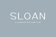 Sloan-5 fonts included