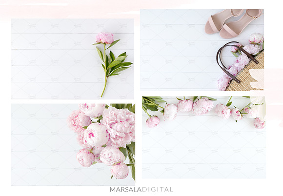Peony Styled Stock Photo Bundle  in Social Media Templates - product preview 9