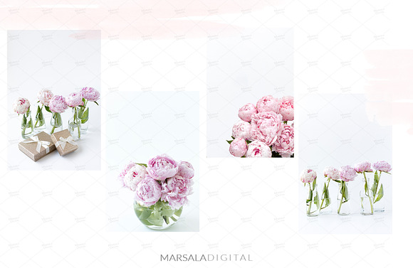 Peony Styled Stock Photo Bundle  in Social Media Templates - product preview 13