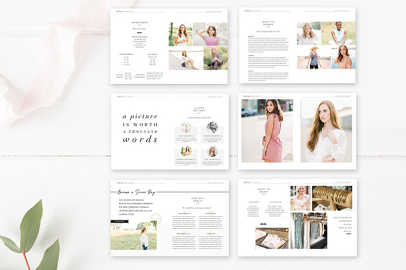 INDESIGN Senior Photography Magazine in Magazine Templates - product preview 4