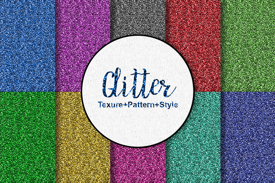 Glitter Style+pattern+texure
