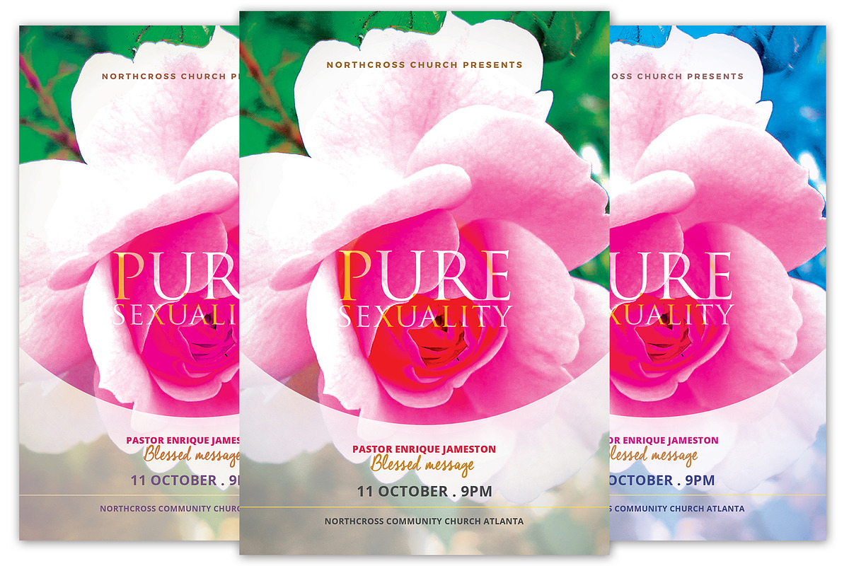 Pure Sexuality Church Flyer in Flyer Templates - product preview 8