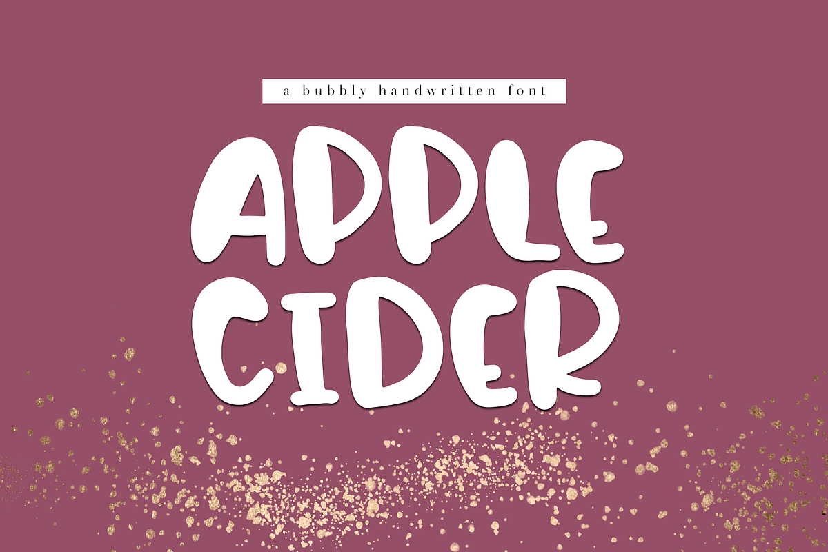 Apple Cider - A Handwritten Font in Display Fonts - product preview 8
