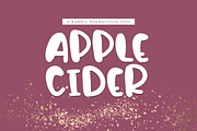 Apple Cider - A Handwritten Font