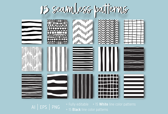 Simply Lines in Patterns - product preview 4