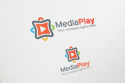 Media Play Logo Template
