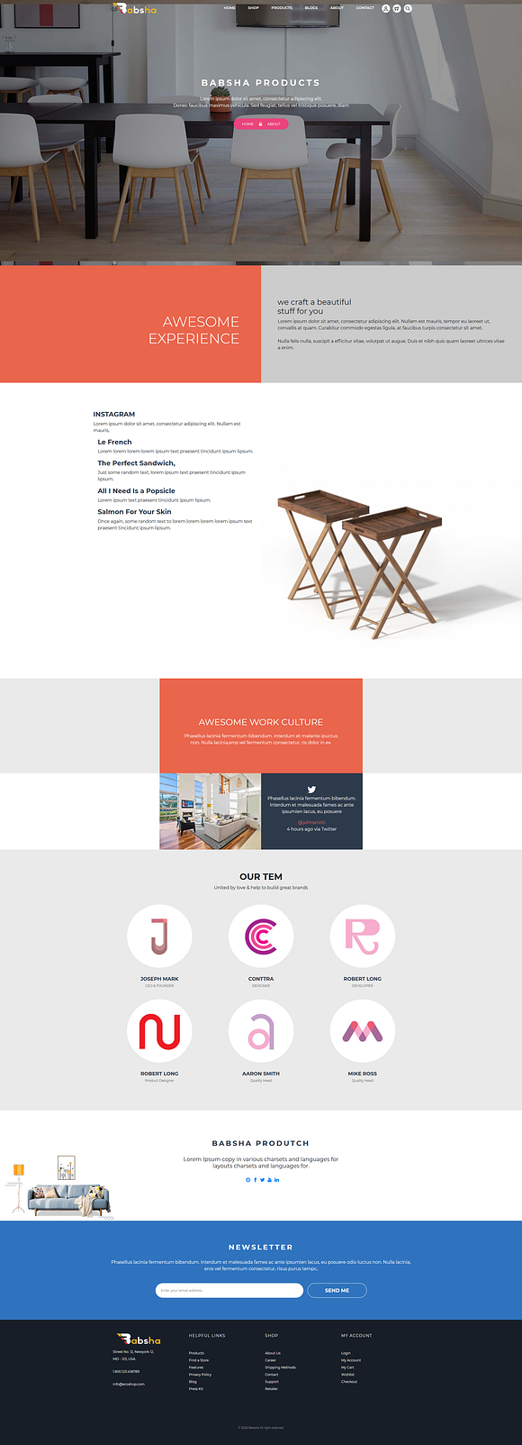 Babsha Responsive Bootstrap 4 theme in Bootstrap Themes - product preview 8