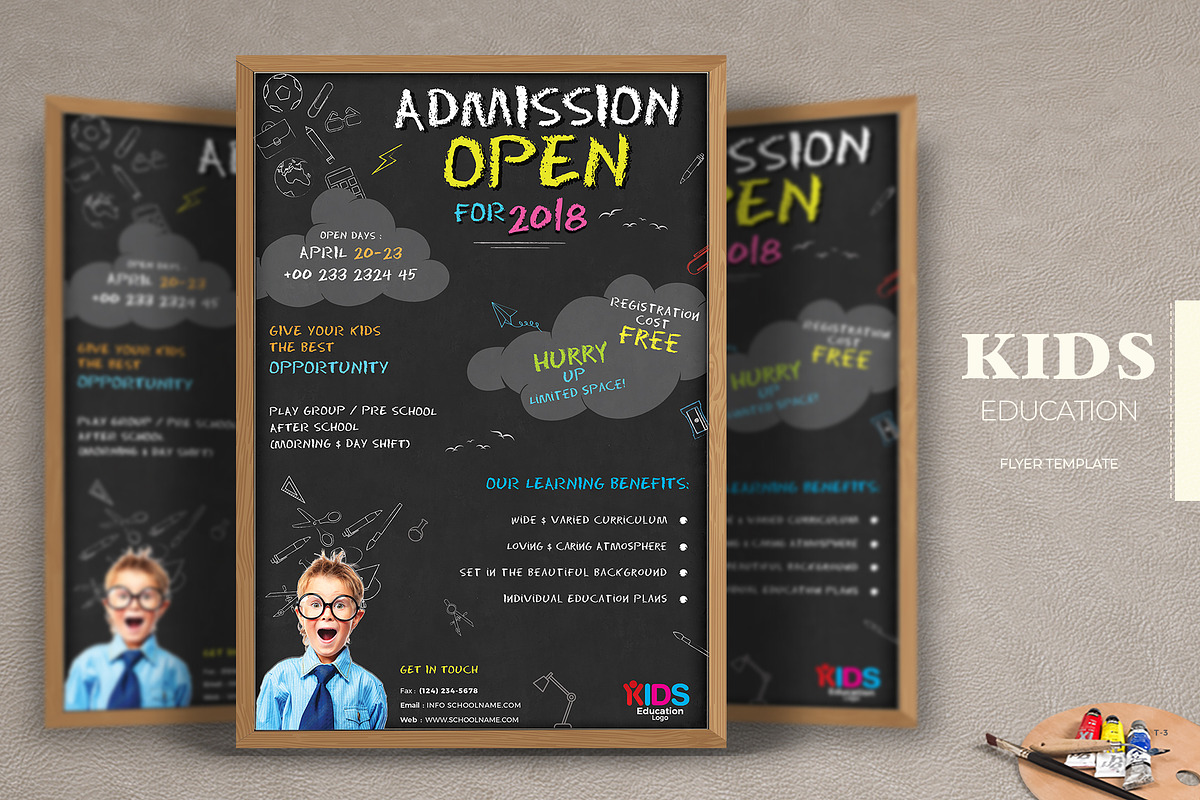 School Flyer in Flyer Templates - product preview 8