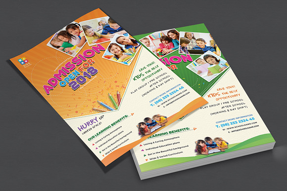 Junior School Flyer in Flyer Templates - product preview 2