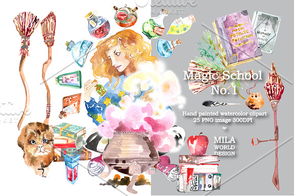 Magic school No.1 in Illustrations - product preview 1