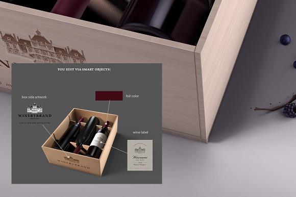 Wine Case Mock-up in Product Mockups - product preview 1