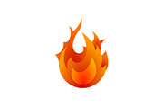 Fire icon. For design, fire