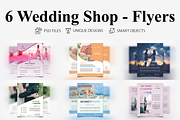 6 Wedding Shop - Flyers