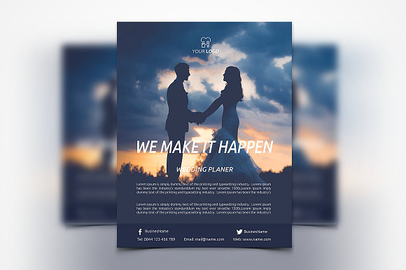6 Wedding Shop - Flyers in Flyer Templates - product preview 3