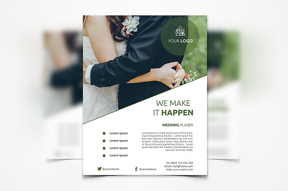6 Wedding Shop - Flyers in Flyer Templates - product preview 4
