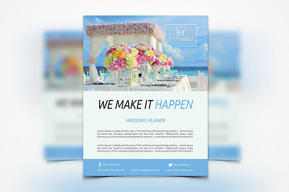 6 Wedding Shop - Flyers in Flyer Templates - product preview 5