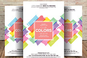 Club Colors Party Flyer