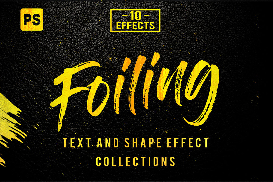 10 Foiling Photshop Layer Styles