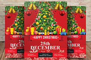 Happy Merry Christmas Party Flyer