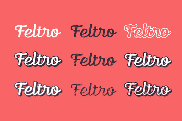 Feltro Family (50% OFF) in Script Fonts - product preview 3