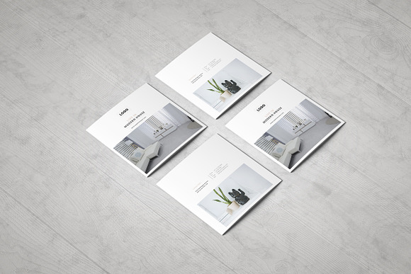 Real Estate Square Trifold Brochure in Brochure Templates - product preview 1