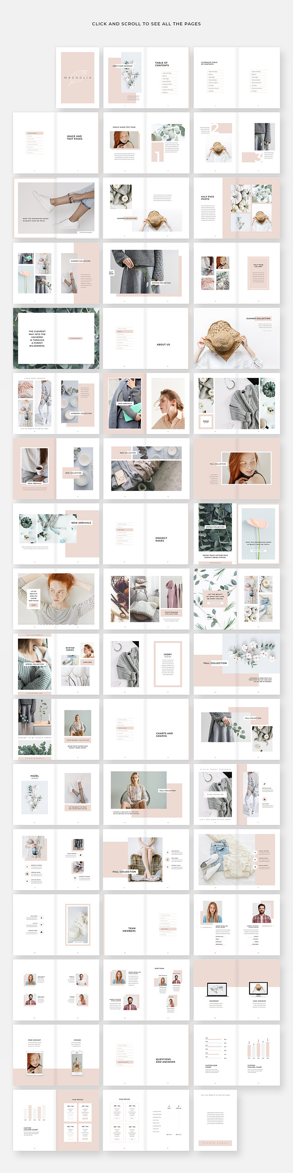 Magnolia Proposal Template in Brochure Templates - product preview 4