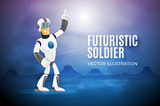 Futuristic Space Soldier