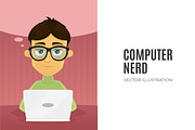 Computer Nerd - Male Character
