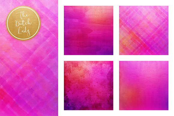 Shiny Red & Pink Scrapbook Papers in Textures - product preview 1