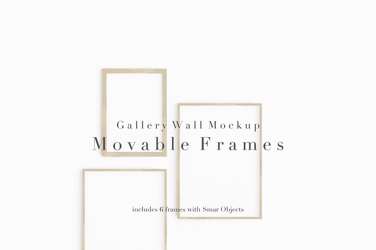 Clean & Simple Movable Frames Mockup in Graphics - product preview 8