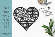 Pattern Heart - Wedding SVG Clipart