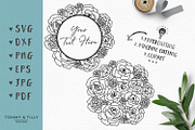 Rose Bouquet - Wedding SVG Clipart