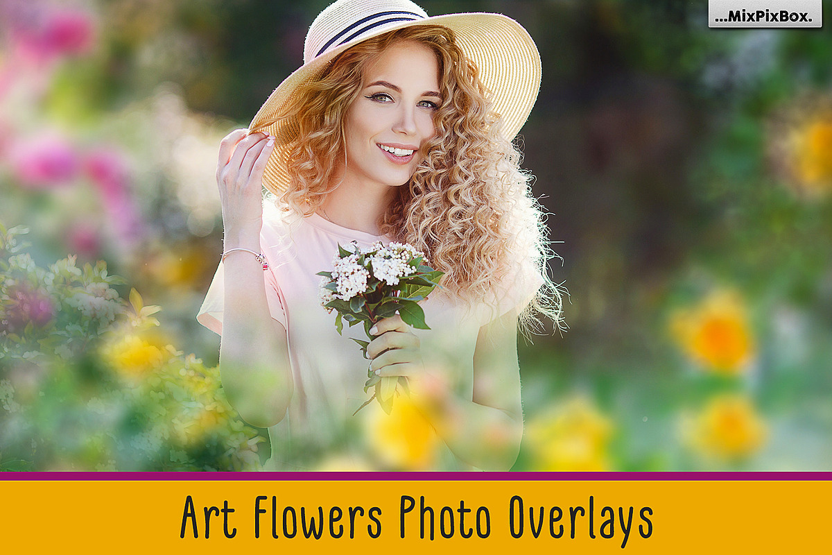 Art Flowers Photo Overlays in Objects - product preview 8