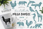 Animal Silhouettes Mega Bundle - SVG