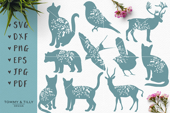 Animal Silhouettes Mega Bundle - SVG in Objects - product preview 3