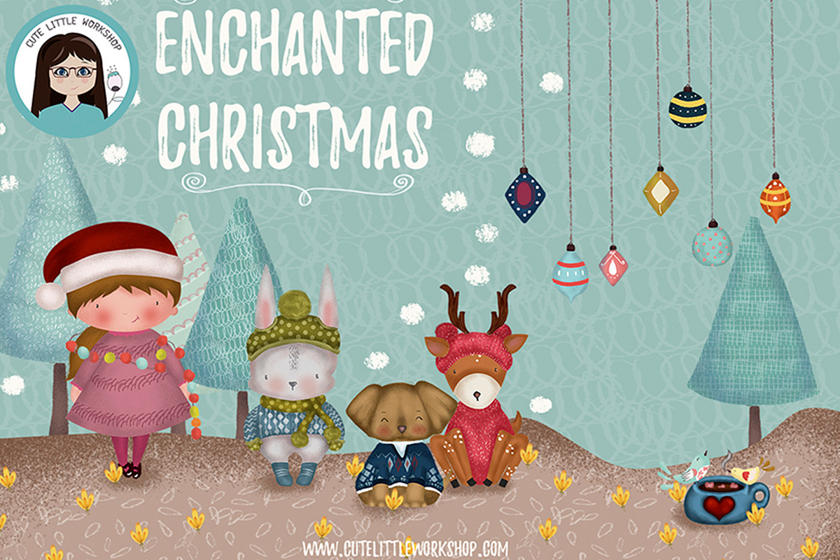 Enchanted Christmas in Illustrations - product preview 8