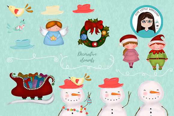 Enchanted Christmas in Illustrations - product preview 3