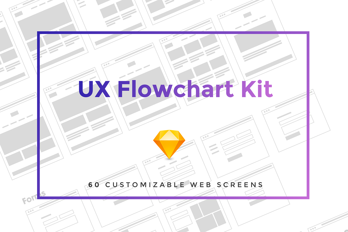 UX Flowchart Kit in UI Kits and Libraries - product preview 8