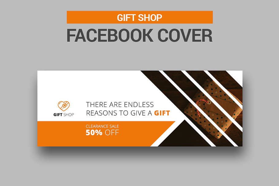 Gift Shop Facebook Cover in Facebook Templates - product preview 8
