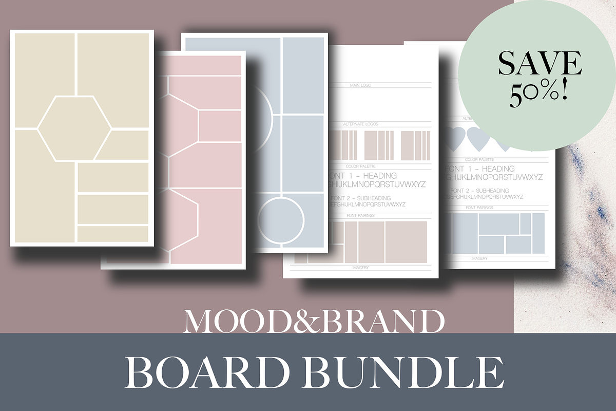 Brand & Mood Board Bundle in Pinterest Templates - product preview 8