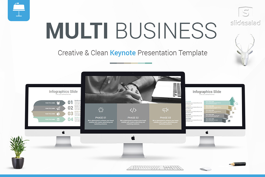 Multi Business Keynote Template in Keynote Templates - product preview 8