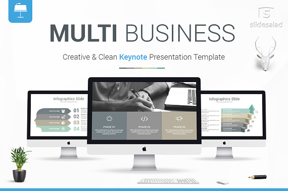 Multi Business Keynote Template in Keynote Templates - product preview 27