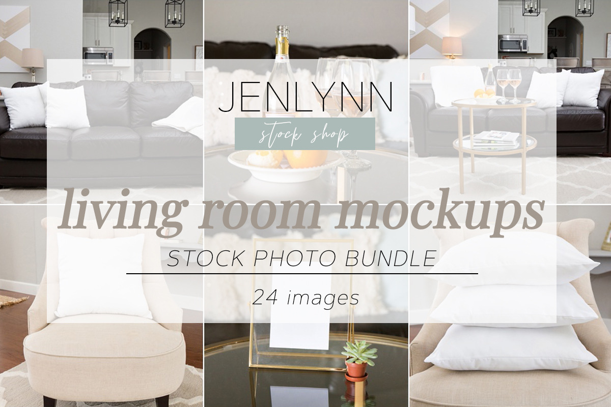 Living Room Mockup Stock Photos in Product Mockups - product preview 8