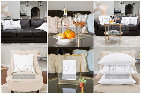 Living Room Mockup Stock Photos in Product Mockups - product preview 1